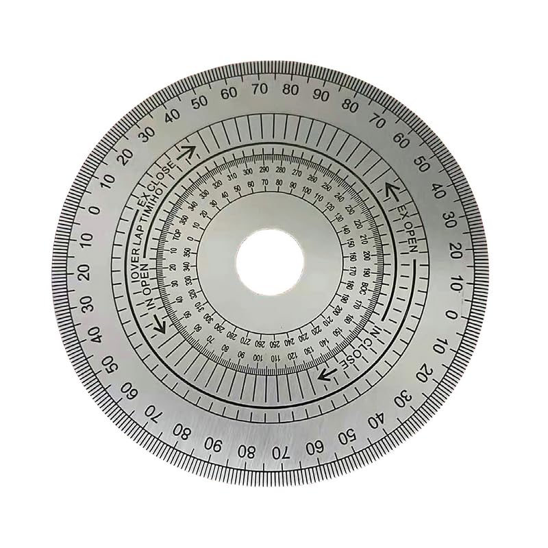 150X22MM 150X60MM Dial Scale Identification Dial Degree Graduated Circle Disk for Machine Tool Measurement Tools (150X22X2MM)