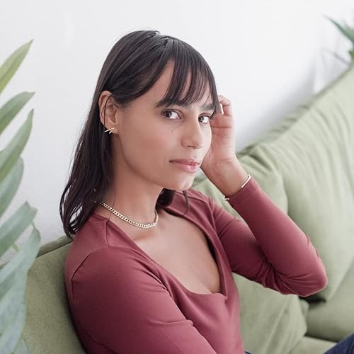 Miniatura 5 de Honeycat Fiona Bold Curb Chain Necklace Joyería minimalista y delicada