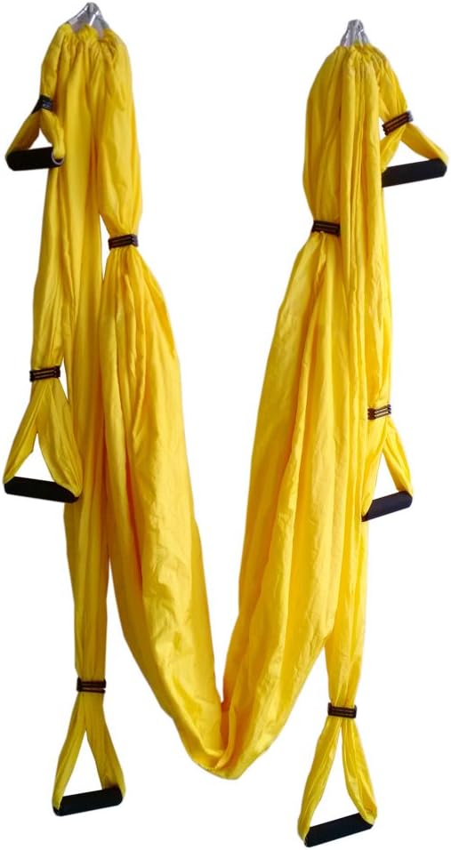 Deluxe Aerial Yoga Hammock Yoga Inversion Sling Swing for Aerial Yoga, Flying Fitness