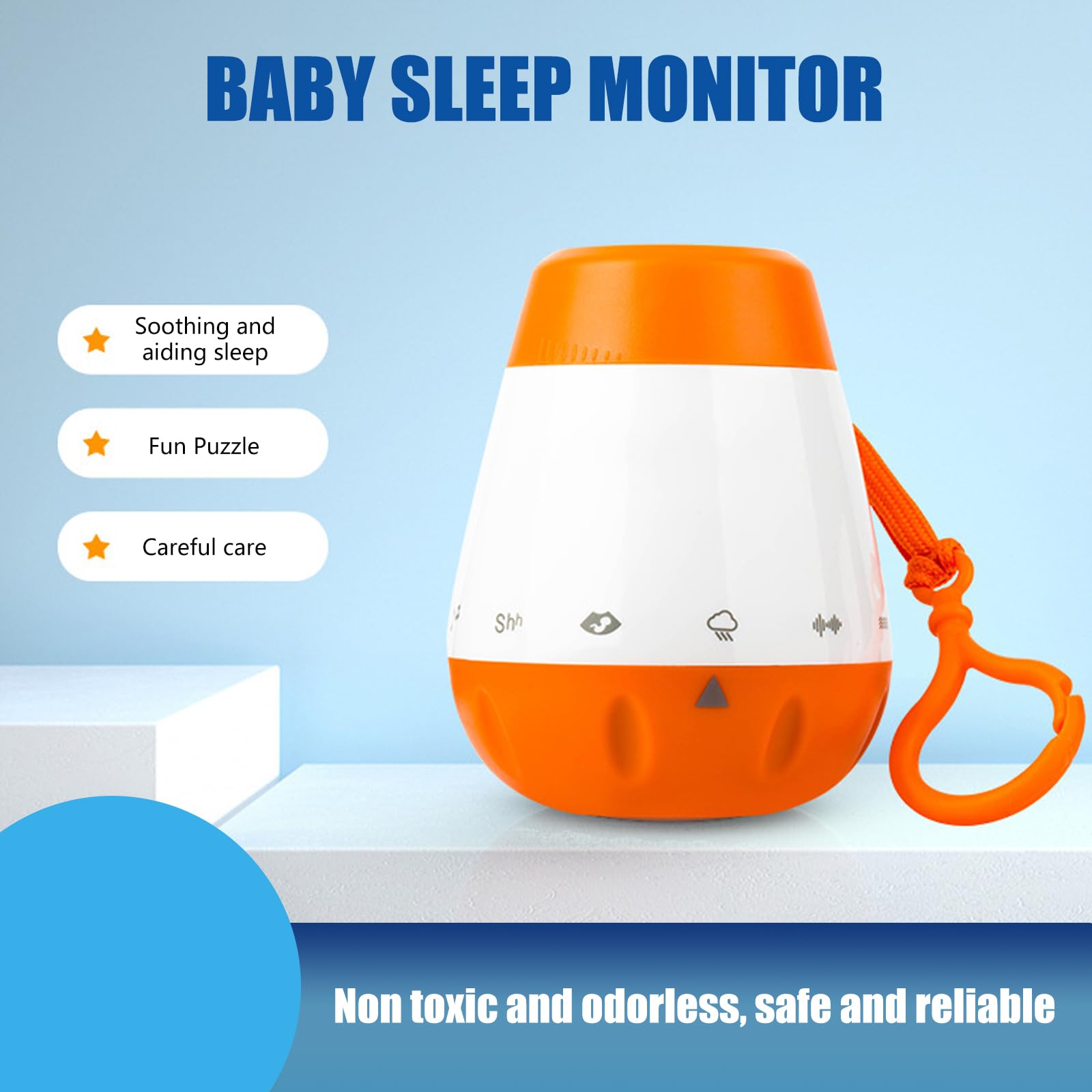 Bambino Relax Giocattolo Sonno Succhietto Sonno Suono Musica Lenitivo Giocattolo Neonati Aiutante Bianco Rumore Generatore di Macchina Suono