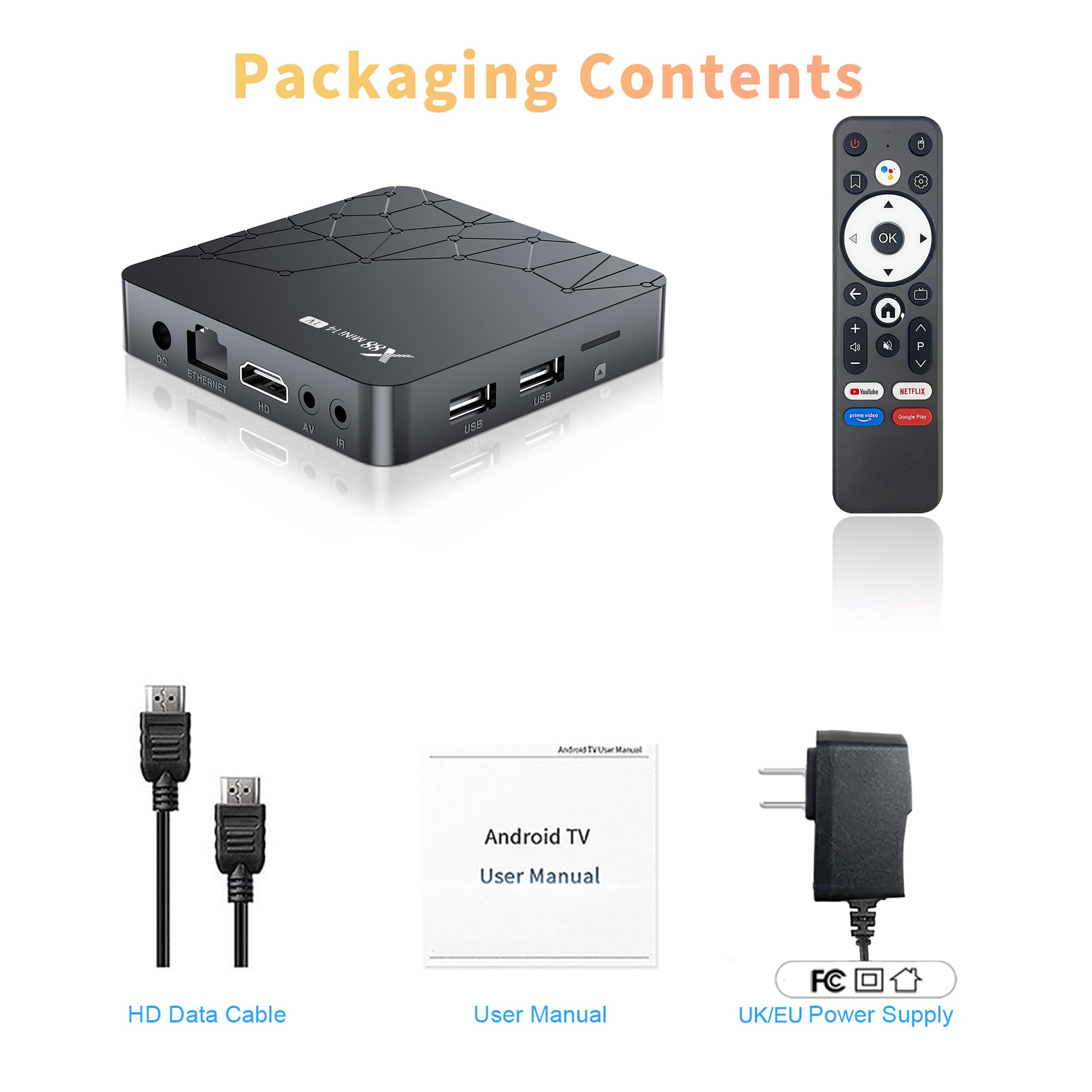 Amazon.com: Android TV Box 14.0, 2025 Android Box RK3518mini 2GB