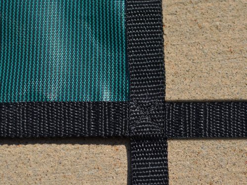 GLI Secur-A-Pool 20 FT X 38 FT Rectangular Mesh Safety Cover System, Blue - Image 4