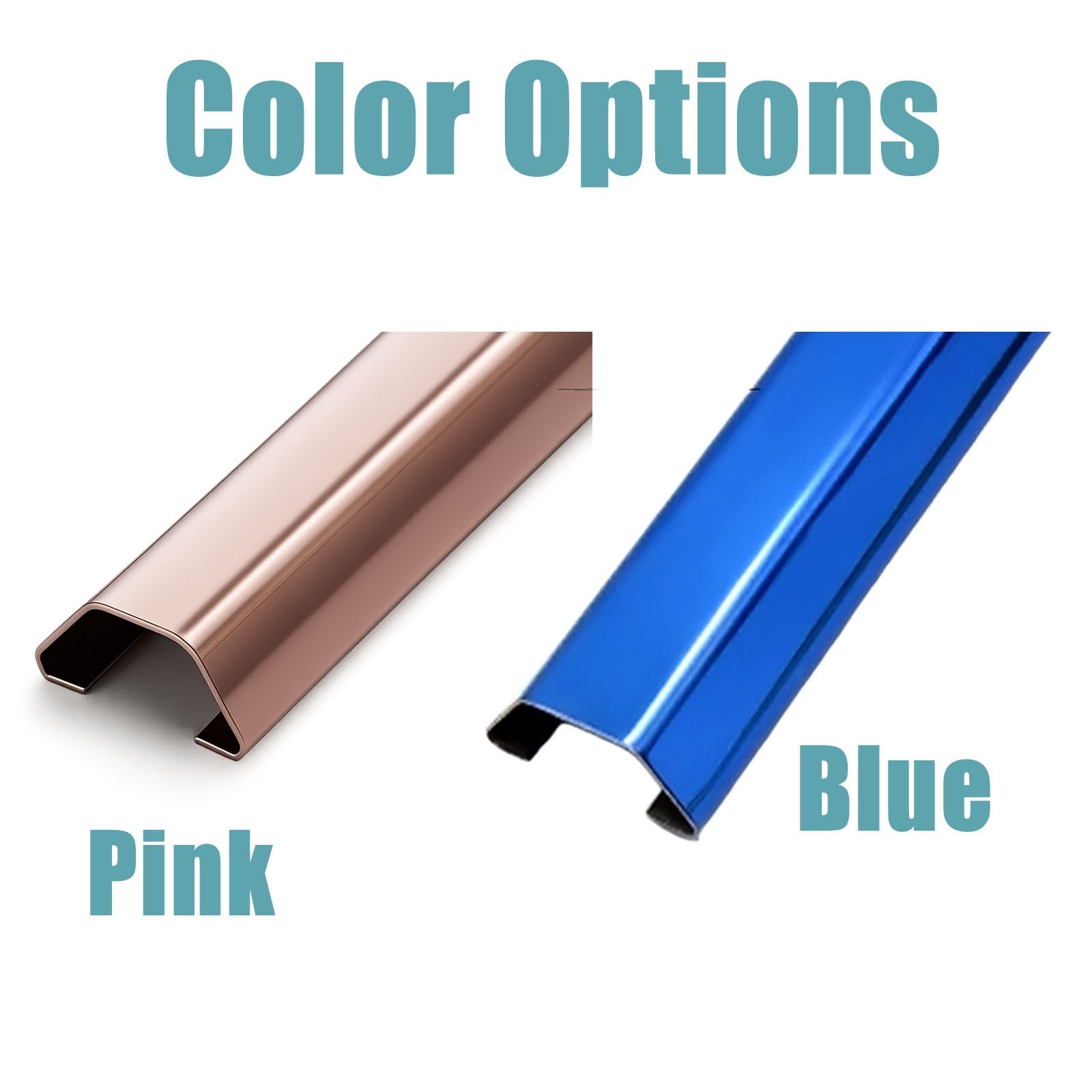 Cache-câbles Autocollant Rose et Bleu - Bande de Gestion des câbles de 30 à 200 cm, Gaine en Acier Inoxydable pour Dissimuler Les câbles et Fils, 6 cm de Large, 183 cm de Long