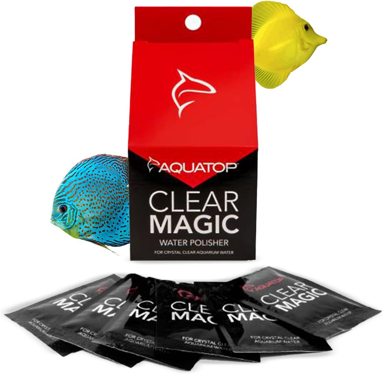 Aquatop Clear Magic Water Polisher – Safe for Freshwater and Saltwater Aquariums – May be added once a week – Easier Pick up by your Aquarium