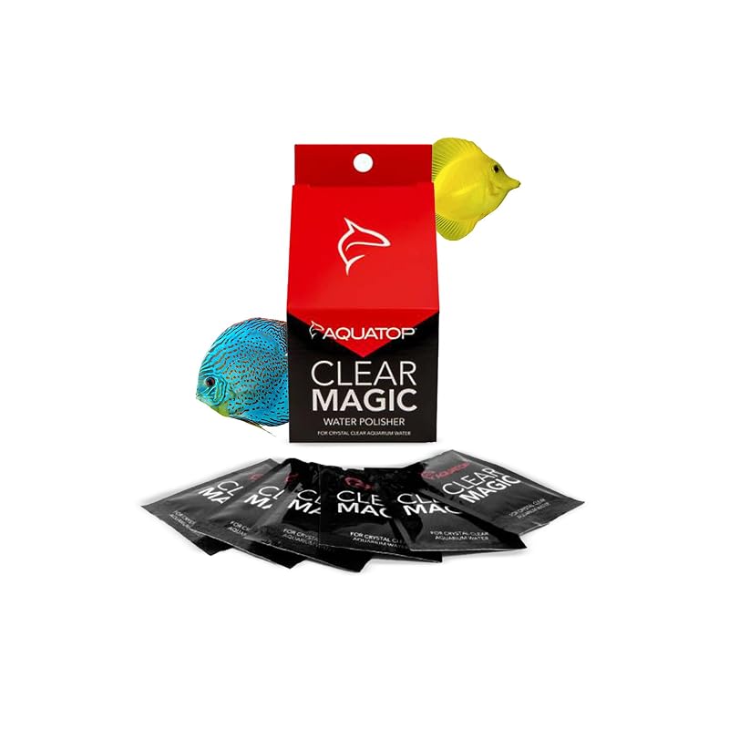 Clarificador de Água em Pó para Aquários Aquatop Clear Magic, Água Doce e Marinha, 1 unidade