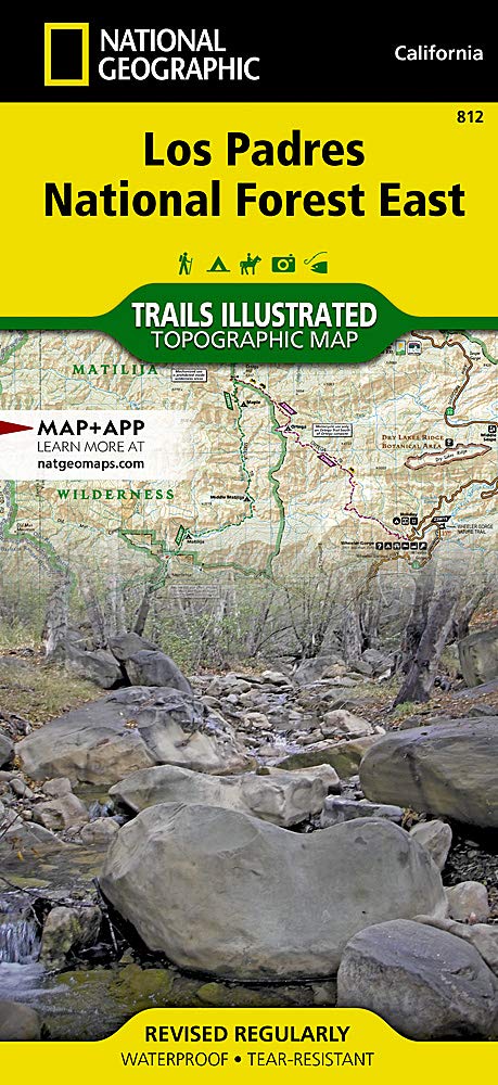 Los Padres National Forest East Map (National Geographic Trails Illustrated Map, 812)
