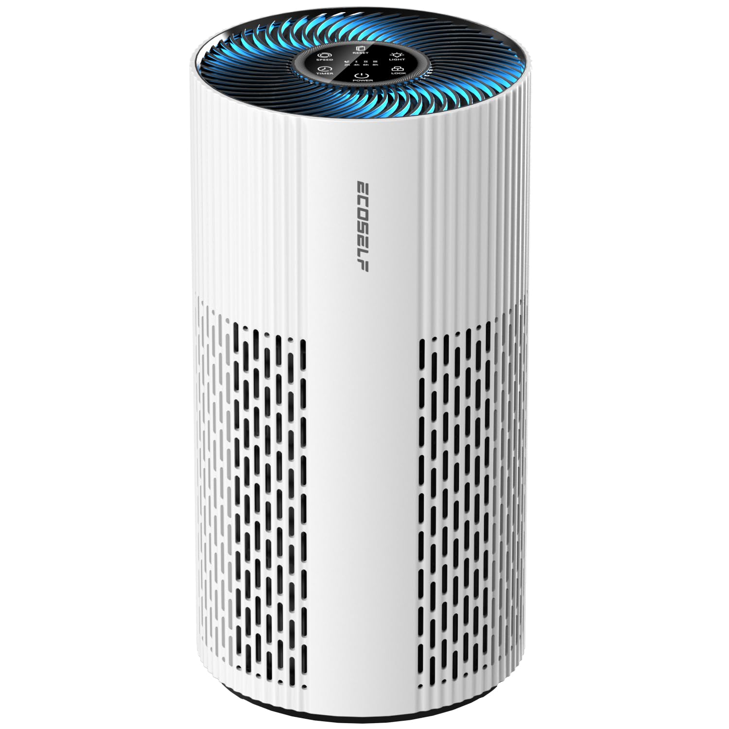 Air Purifiers for Home Large Room Cover Up to 1500 Ft² with True HEPA Filter, 20dB Sleep Mode, 360° Air Intake & Outlet, Air Cleaner for Bedroom Pets, 7 Color Light, HAP604, Bright White - 69% off