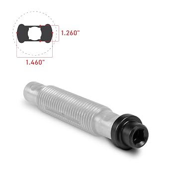 Tiger Tool Leaf Spring Pin Socket Set, Complete Set to Remove and Install Threaded Spring & Shackle Pins on Class 6 8 Commercial Heavy Duty Trucks & Equipment, 15111