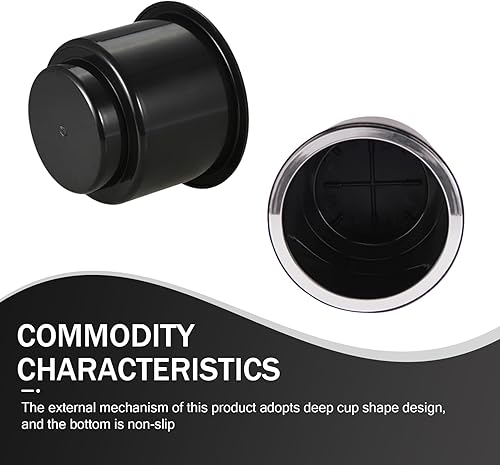 Miniatura 5 de 2 piezas de soporte para tazas de automóvil, inserto impermeable para portavasos de bebida, inserto de soporte de taza de sofá de gran capacidad,