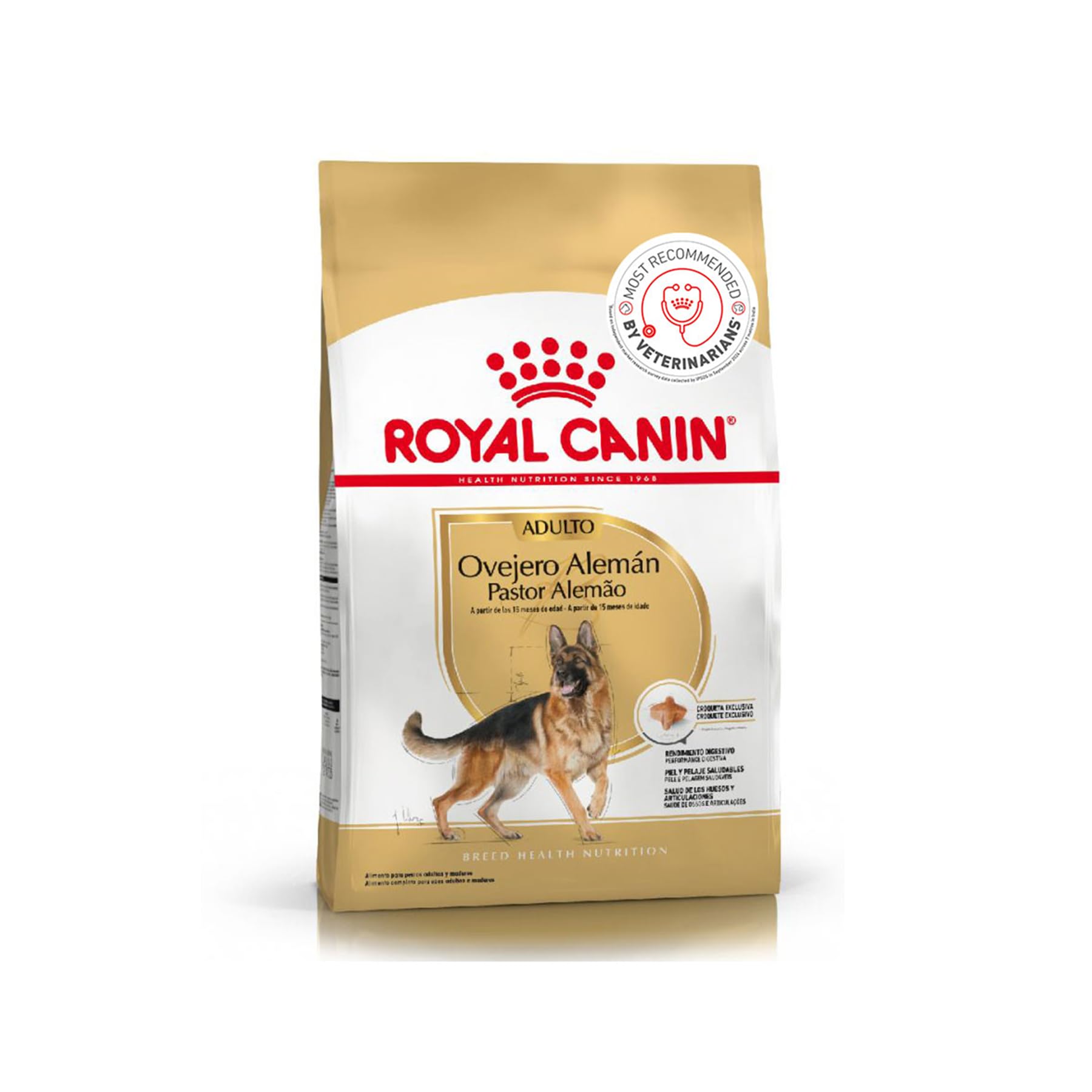 Royal Canin German Shepherd Adult Dog Food, 3 Kg, Dry Food, Supports Digestive health, Healthy Skin & Coat, Promotes Bone and Joint Health