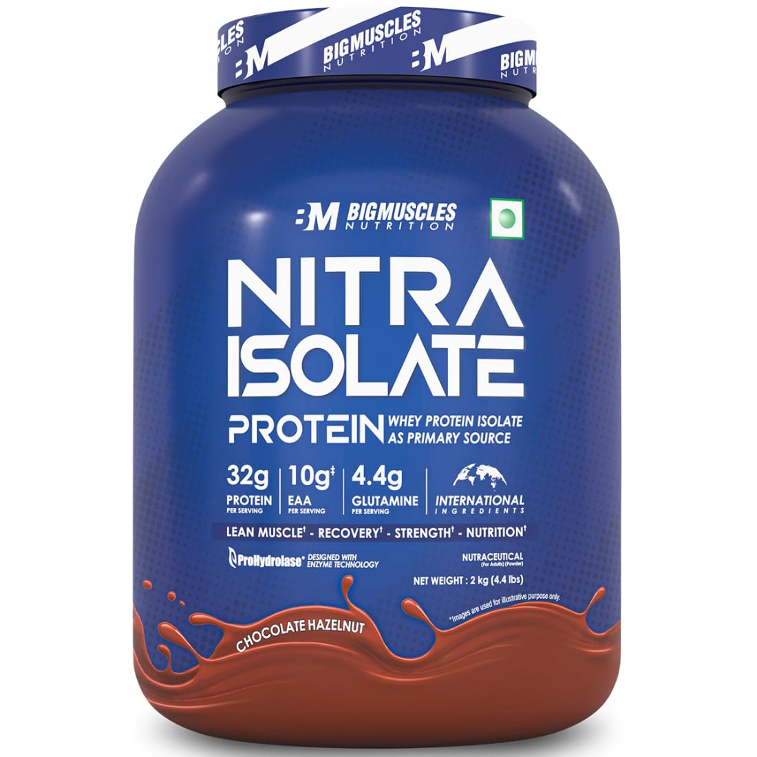Bigmuscles Nutrition Nitra Isolate (2kg, Chocolate Hazelnut)