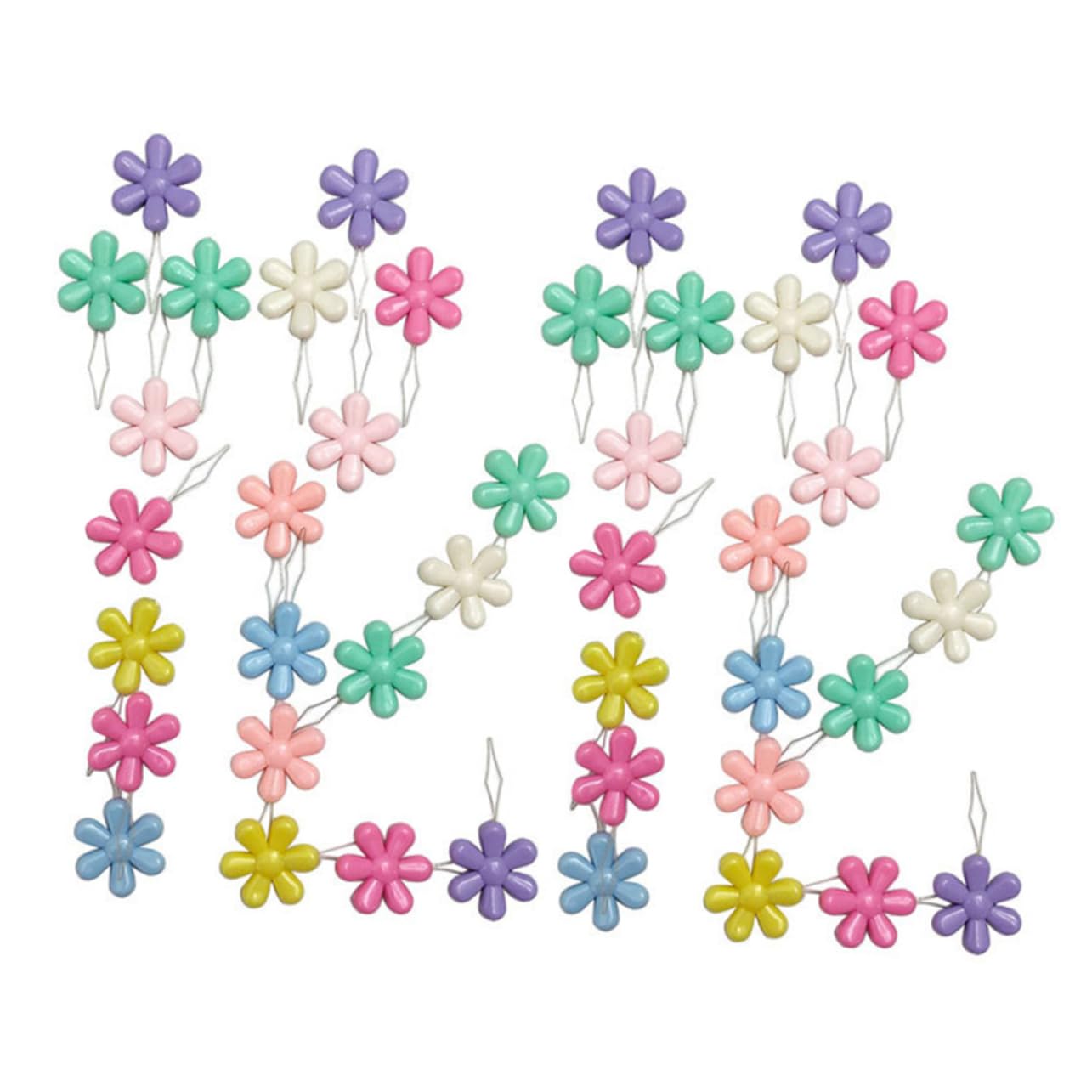 Operitacx Unidades Enhebrador De Agujas Para Coser Diseño Flor Accesorios Prácticos Para Costura Manual Y Máquina Surtido Herramienta Ligera Y Funcional Para Y 50 Piezas*4