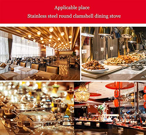 HSBAIS Speisenwärmer Buffetwärmer, Full Size Rechteckig Wärmebehälter mit Deckel Chafing Dish für Catering, Buffet und… – Bild 7