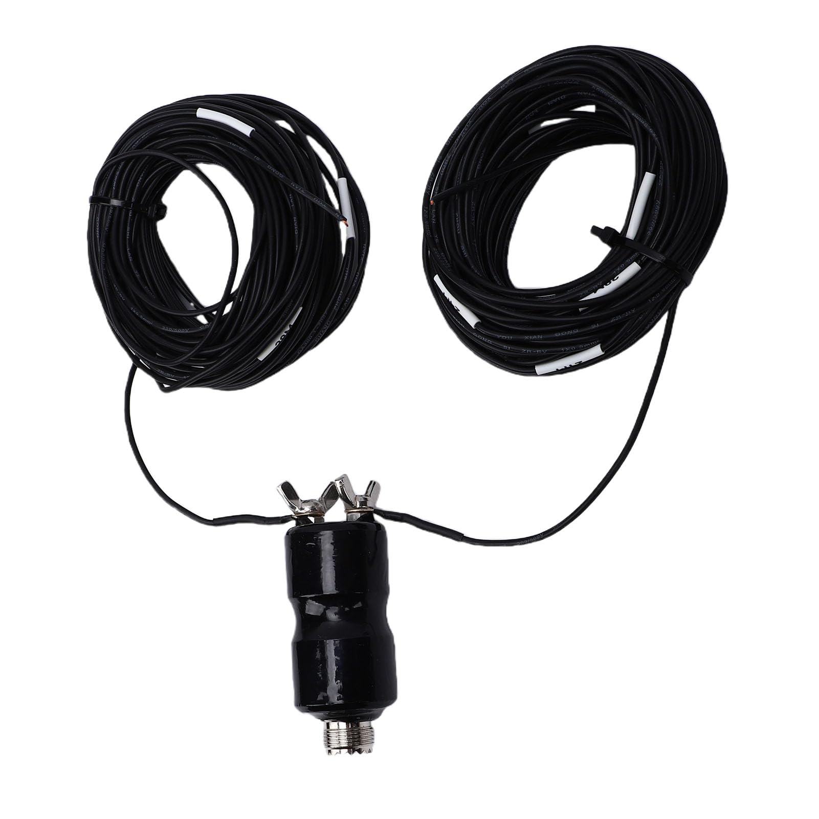 ASHATA 9-Band-HF-Dipolantenne 5-50 MHz 25 W |Endgespeister Halbwellen-Balun für den Außenbereich