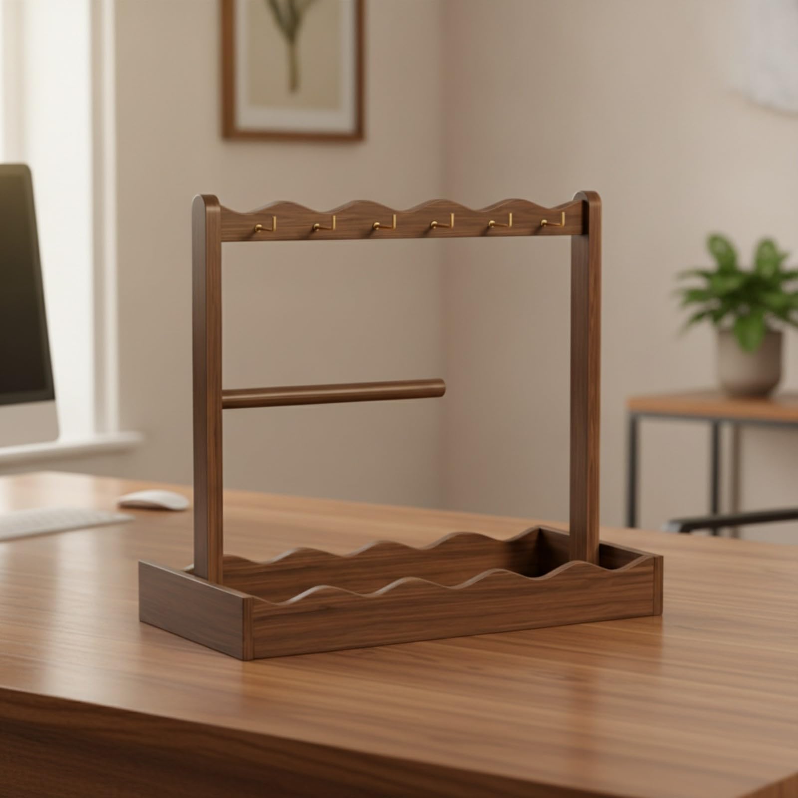 Organizador Llaves y Joyas Mesa Compacto Organizador Entrada con Banja corativo ría para Pasillo,