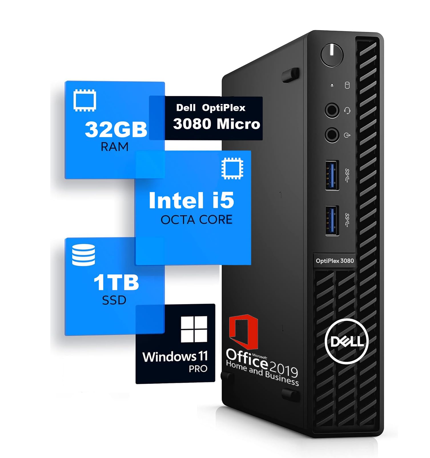 Amazon.co.jp: 【整備済み品】DELL 超ミニPC OptiPlex 3080 Micro