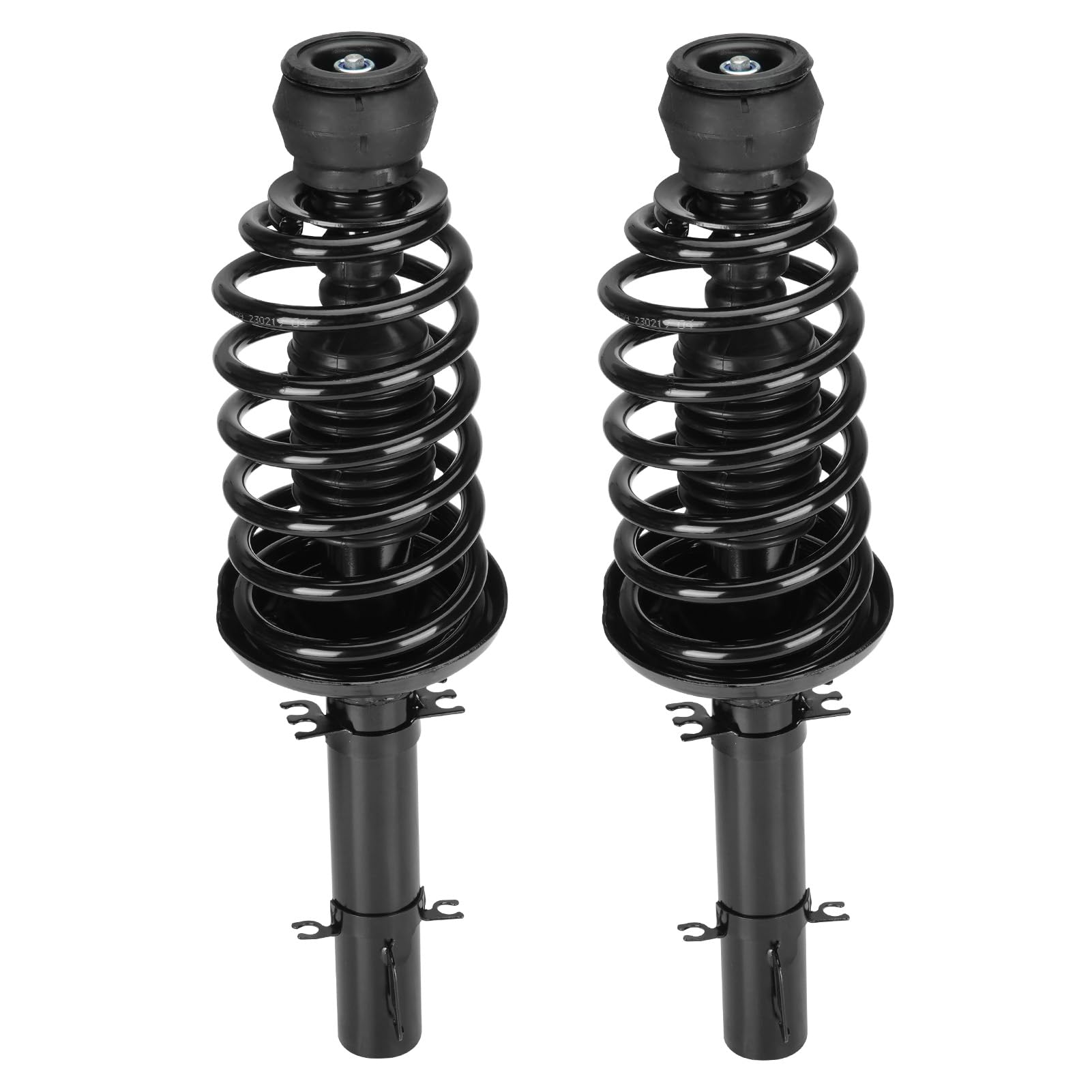 Front Strut Shock Assembly w/Coil Spring for Volkswagen Beetle 1998-2010, for Golf 1999-2006, for Jetta 1999-2005, Replace 171525, Left & Right, 2PCS