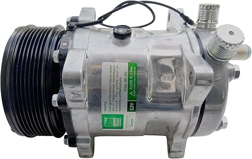 GREEN Compresor Universal A/C con 7 GRV Embrague SD508 Estilo 5H14 R134A - Línea Premium