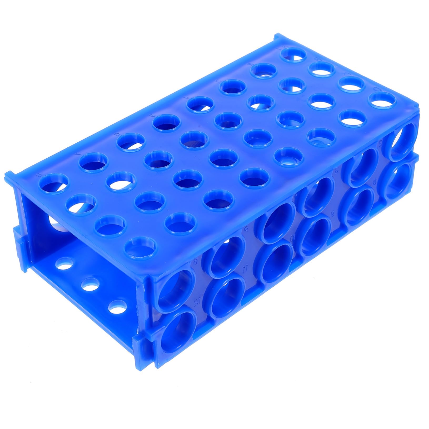 SOLUSTRE 4stücke Test Tubes Halter Für Labor Mehrzweck Reagenzglas Rack Zur Sicheren Aufbewahrung Und Organisation Von Proben Stabiler Und Leicht Zu Reinigender Rohrhalter Für