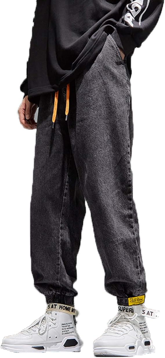 Amazon Bnklrtou デニムパンツ メンズ サルエルパンツ メンズ ジーパン ワイドバギーパンツゆったり ワイドパンツ ハロンパンツ テーパード ジーンズ 大きいサイズ ジーンズ 通販