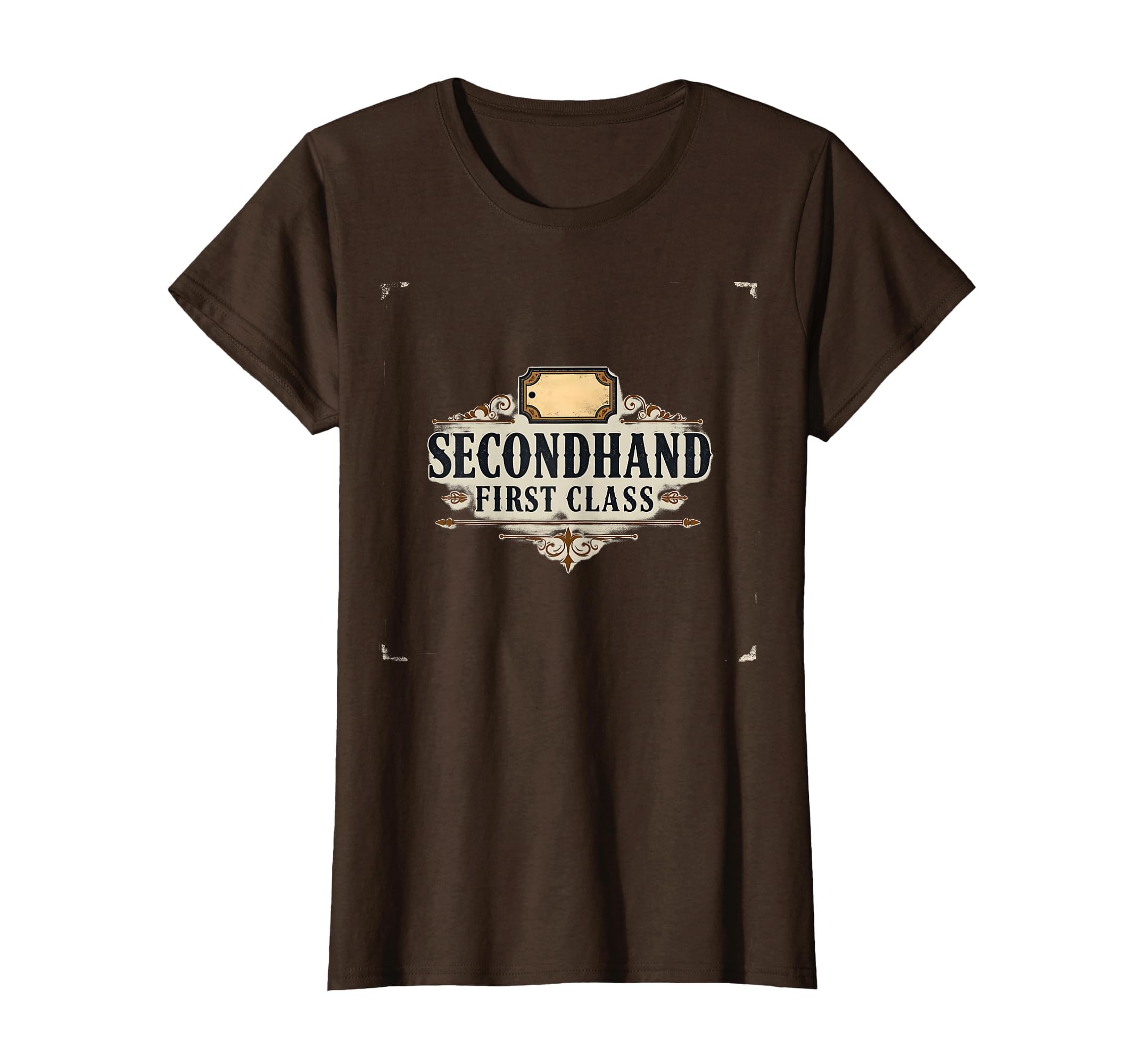 Secondhand First Class Vintage 90s 1996 Thrift Design T-Shirt