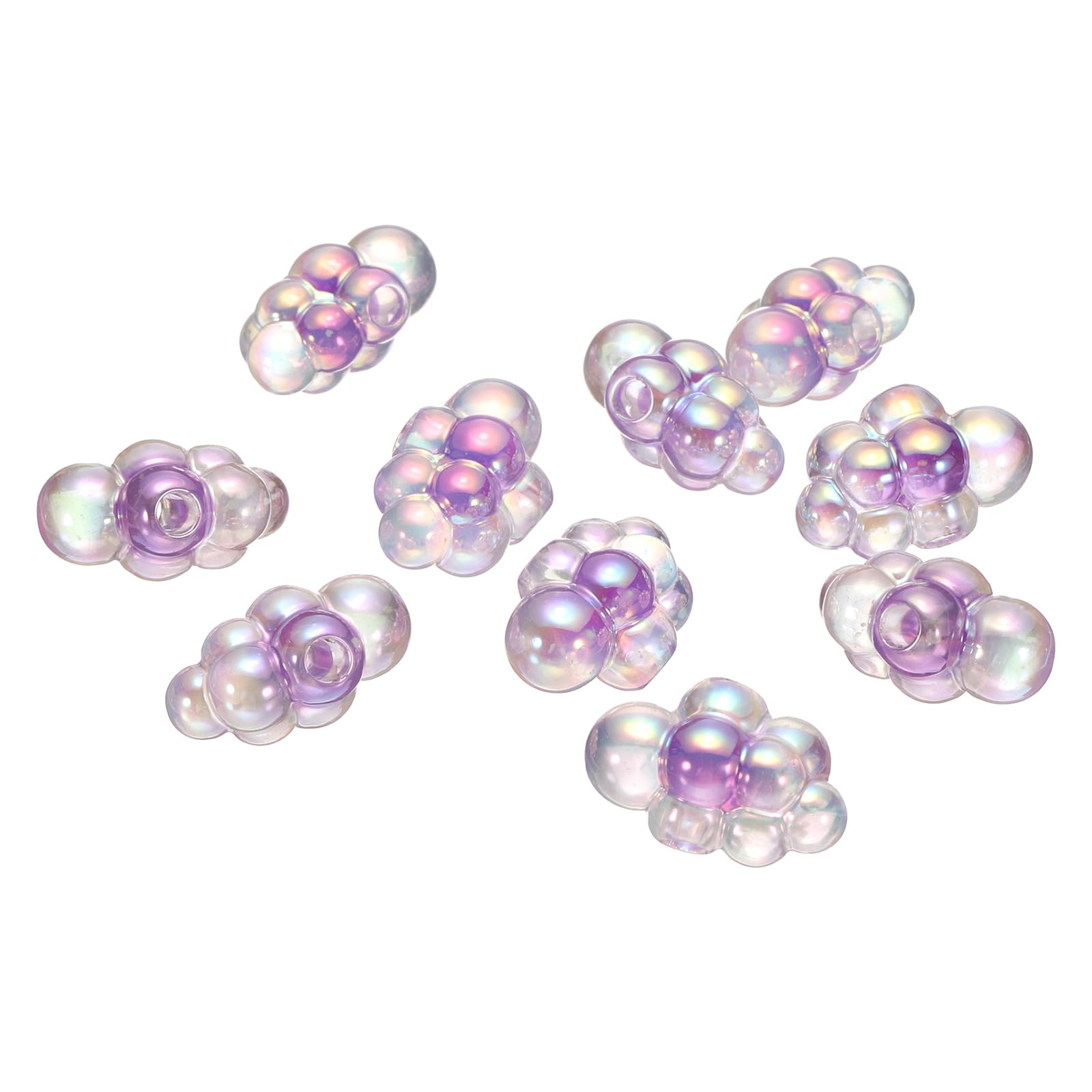 CoCud Bubble Clusters for Miniature Dollhouse Bathtub 1:16 Scale Acrylic Matte Purple Bubbles