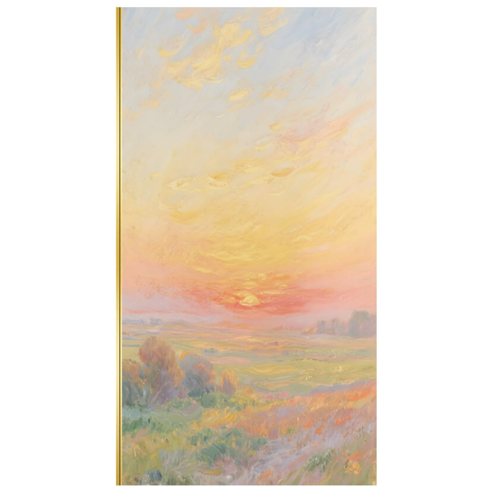 Pellicola Vetri Finestre 90X200CM Tramonto Pellicola Adesiva Per Vetri Oscurante,Autoadesiva,Pellicole Per Vetri Anti Uv,Privacy Finestre Per Casa/Ufficio