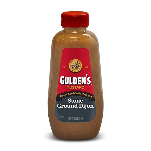 Gulden Stone Ground Dijon Mustard, 12 Ounce