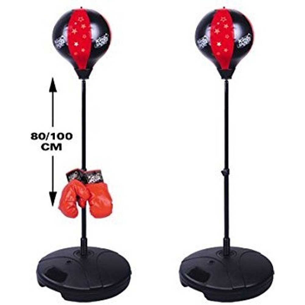 Punching Ball Per Bambini Con Guantoni - Altezza Regolabile 122-147 Cm | Base Con Acqua O Sabbia - Foto 13