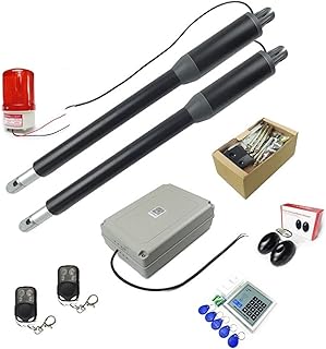 Automatic Gate Opener Kit 200 Kgs Engine Motor System Automatic Door Swing Gate Driver Actuator Perfect Suit Gates Opener for Driveway for Dual Swing Gates,Driveway Gates and So On
