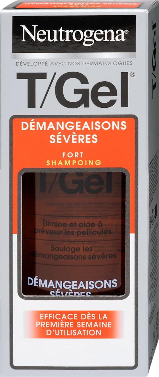 Neutrogena T/​Gel Shampoing Démangeaisons Intenses, Elimine pellicules des las 1iere Semaine, 150 ml