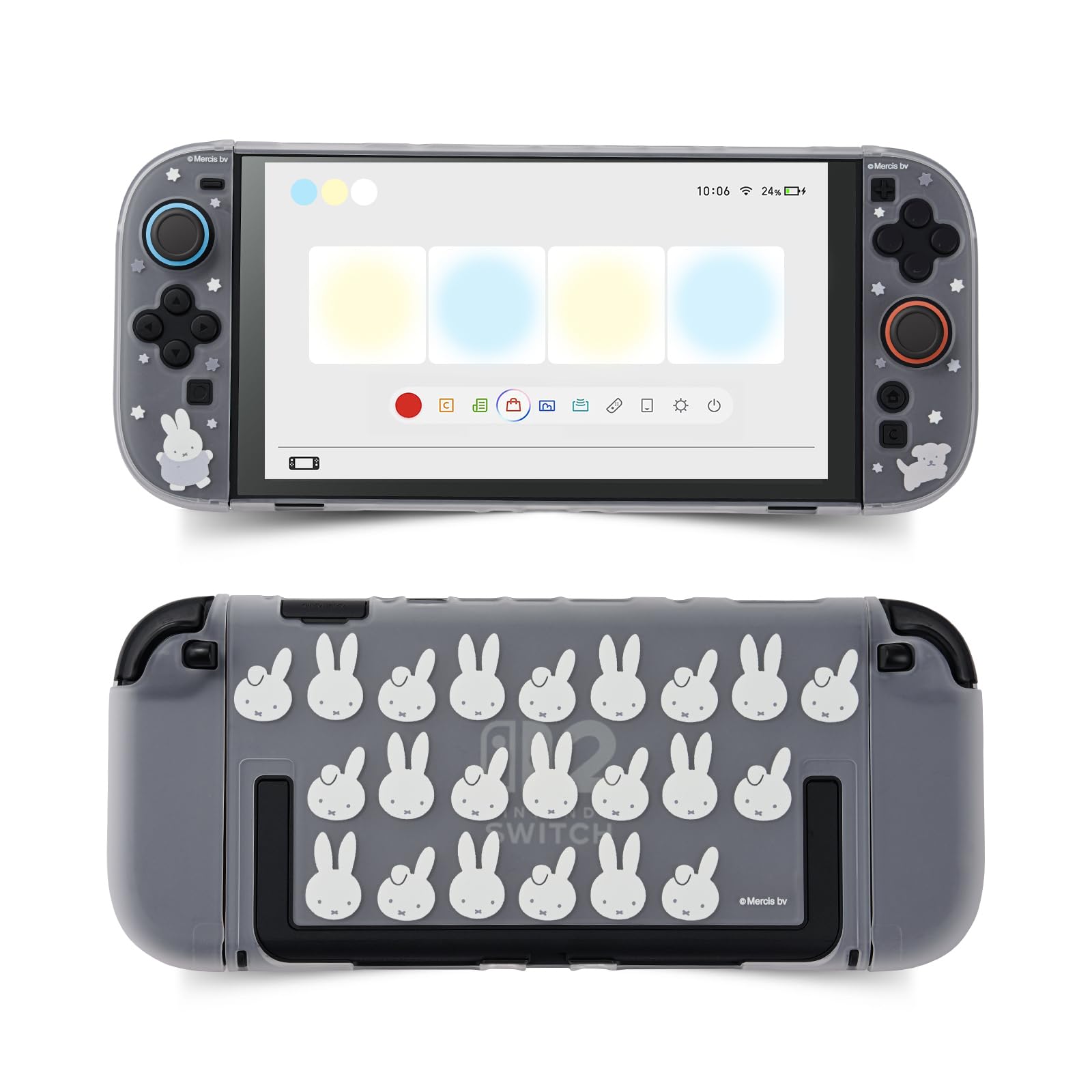 Kuitmor Plush Protective Case for Switch 2, Kawaii Protective Shell Hard PC Slim Cover Case Compatible with Switch 2025 Game Console and Joystick Controller - HLK — view 15