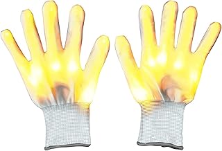 Lychee Bright LED Gloves Full Finger Gloves - Best Gifts for Children and Adults Party/Halloween/Christmas/Party/Club/Evening/Stage Performance