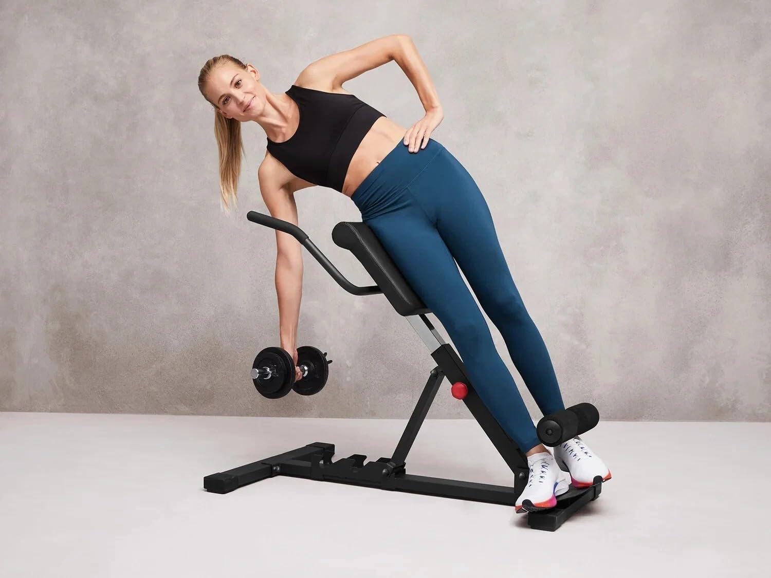 CRIVIT Multitrainer klappbar Kraftstation Dip Station Bauchtrainer Heimtrainer Fitnessgerät verstellbar Home Gym bis 130 kg