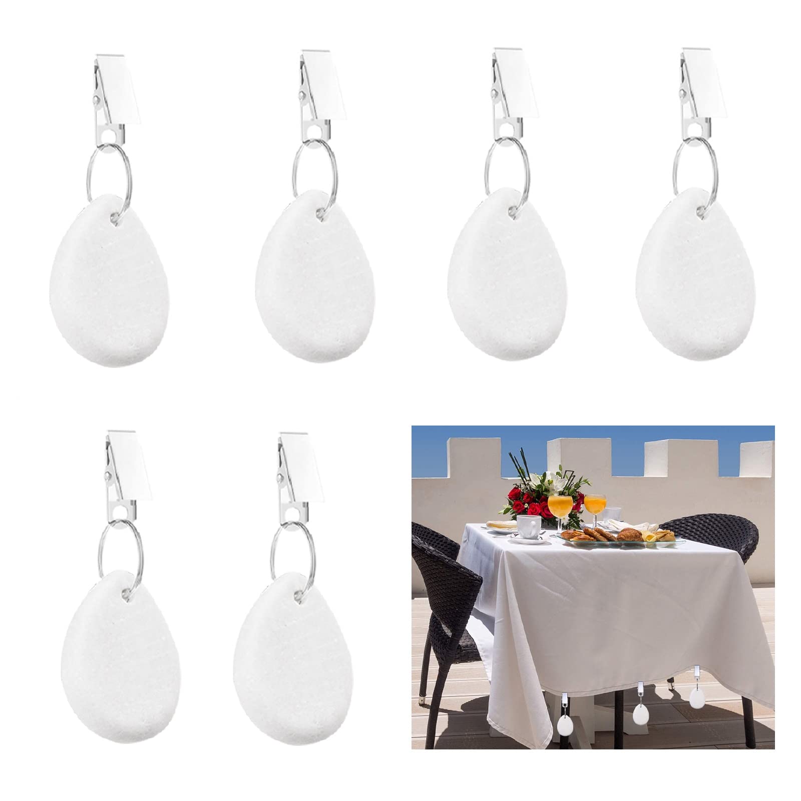 Amazon.co.jp: Moroborテーブルクロスウェイトハンガー、屋外