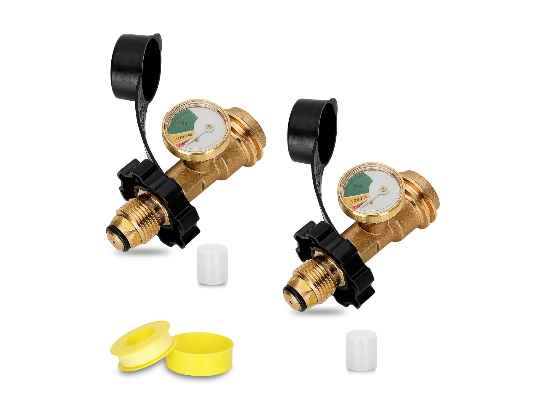 GHAKUTB Universal Propane Tank Gauge and Adapter 2-in-1
