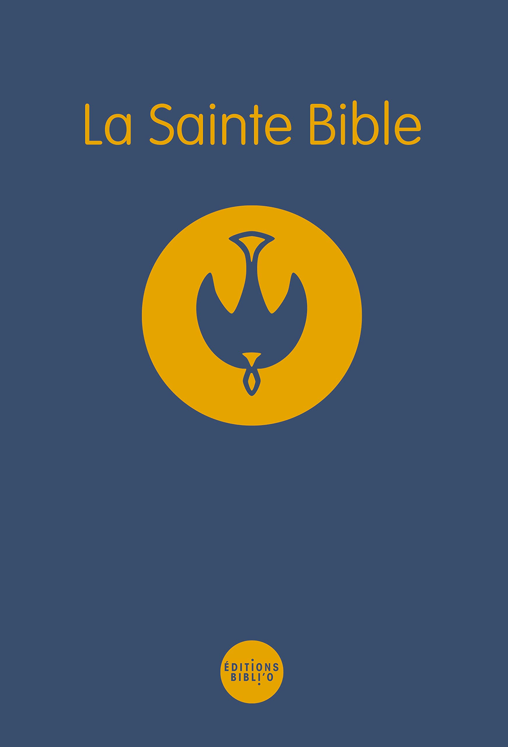 Sainte Bible: Colombe, bleue, souple