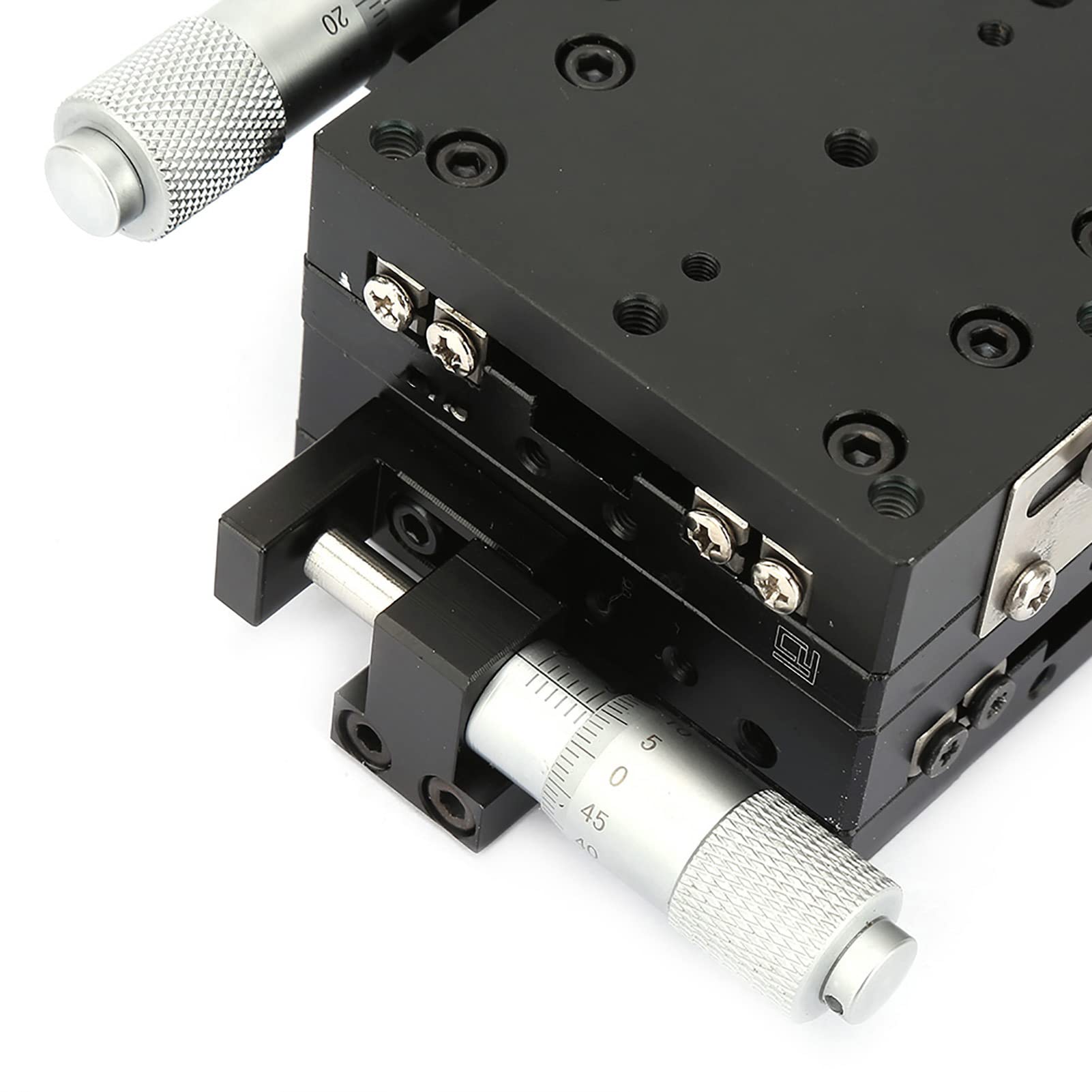 XY-Lineartisch Mikrometer Manueller Schiebetisch Trimmplattform Kreuzrollenstufen (SEMY60-AS 60 * 60 * 40mm) Andere Werkzeuge und Zubehör