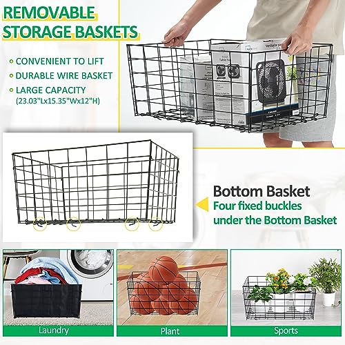 Spurgehom NYX08 2-Tier Shopping Cart thumb #2