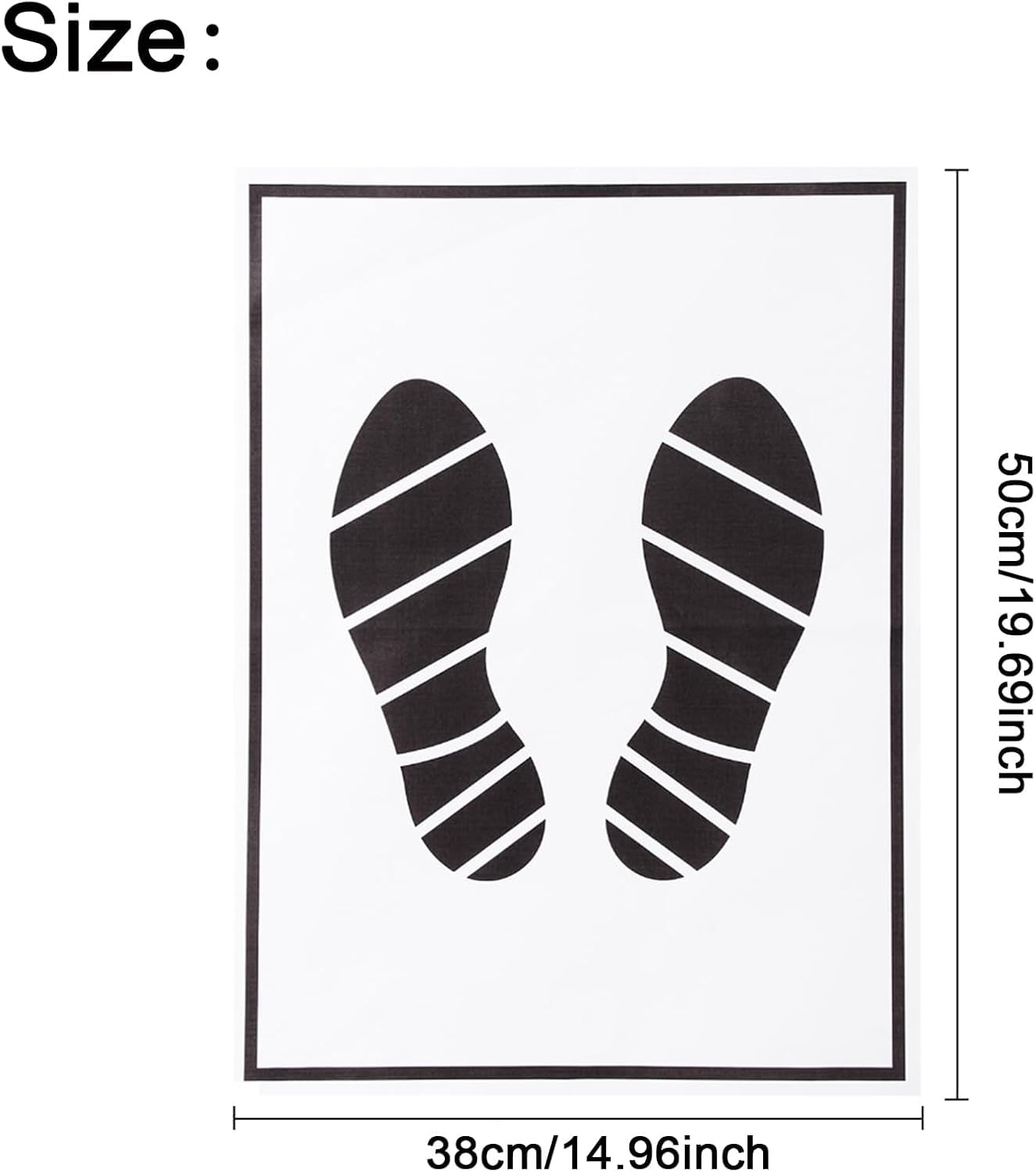 Universal Fit Disposable Car Floor Mats Waterproof Dust Resistant Paper Floor Mats for Detailing 20x16 Inches Odor-Free Budget-Friendly — view 2