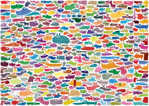 Puzzle Format 387 Dogs & One Cat 300 PC Large