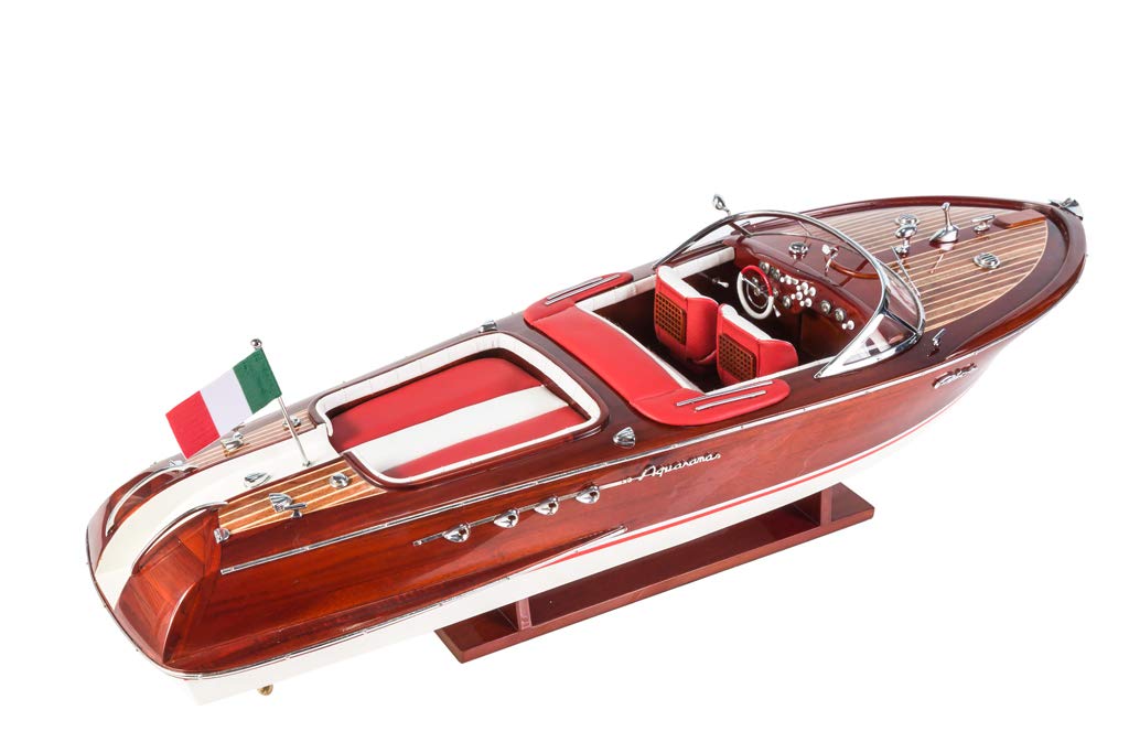 Buy Seacraft Gallery Riva Aquarama Model Boat Decor 27"(Red/White