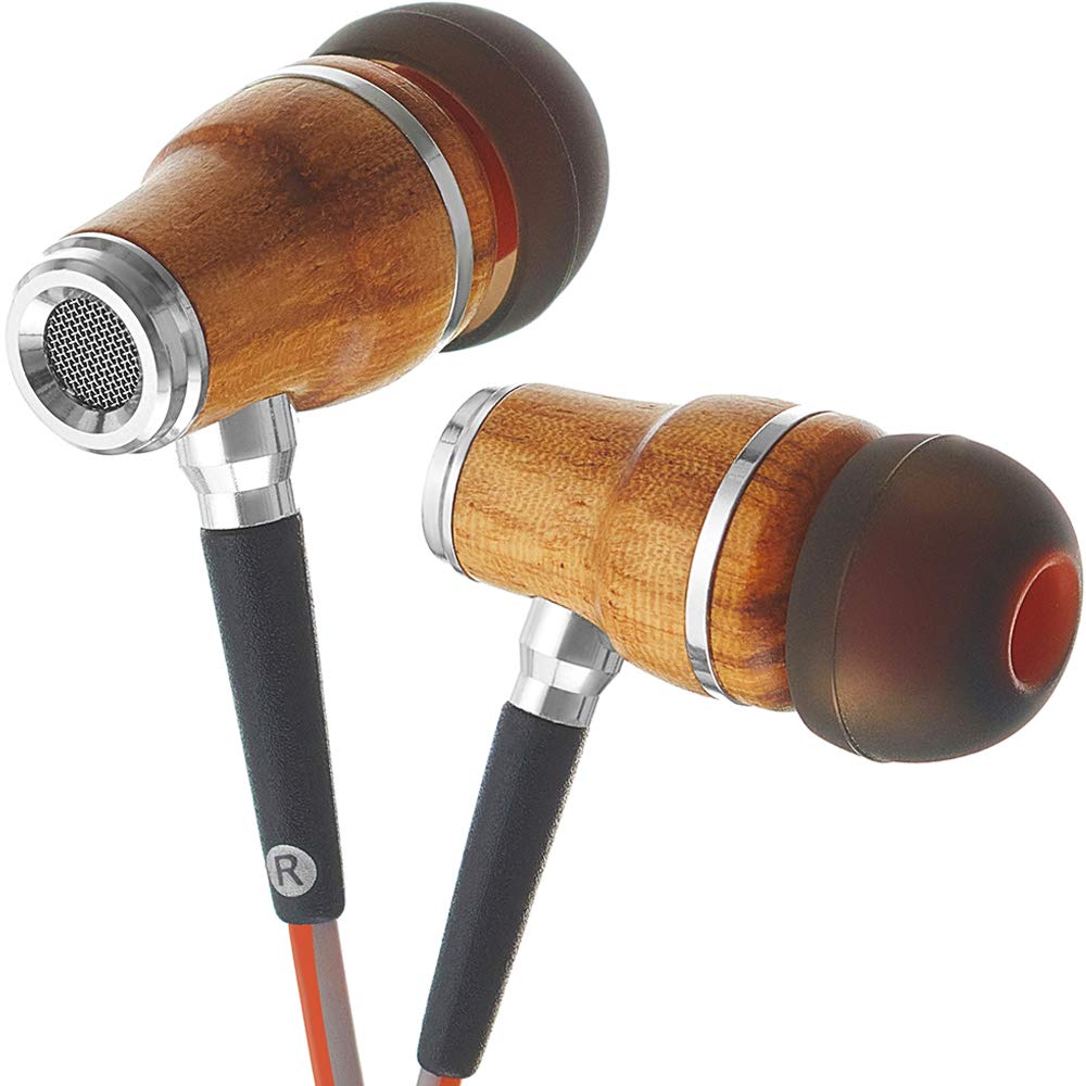 Symphonized NRG 3.0 Wired Earbuds – Wood Earphones for Androids with Stereo Sound – in-Ear Headphones with Microphone for ...