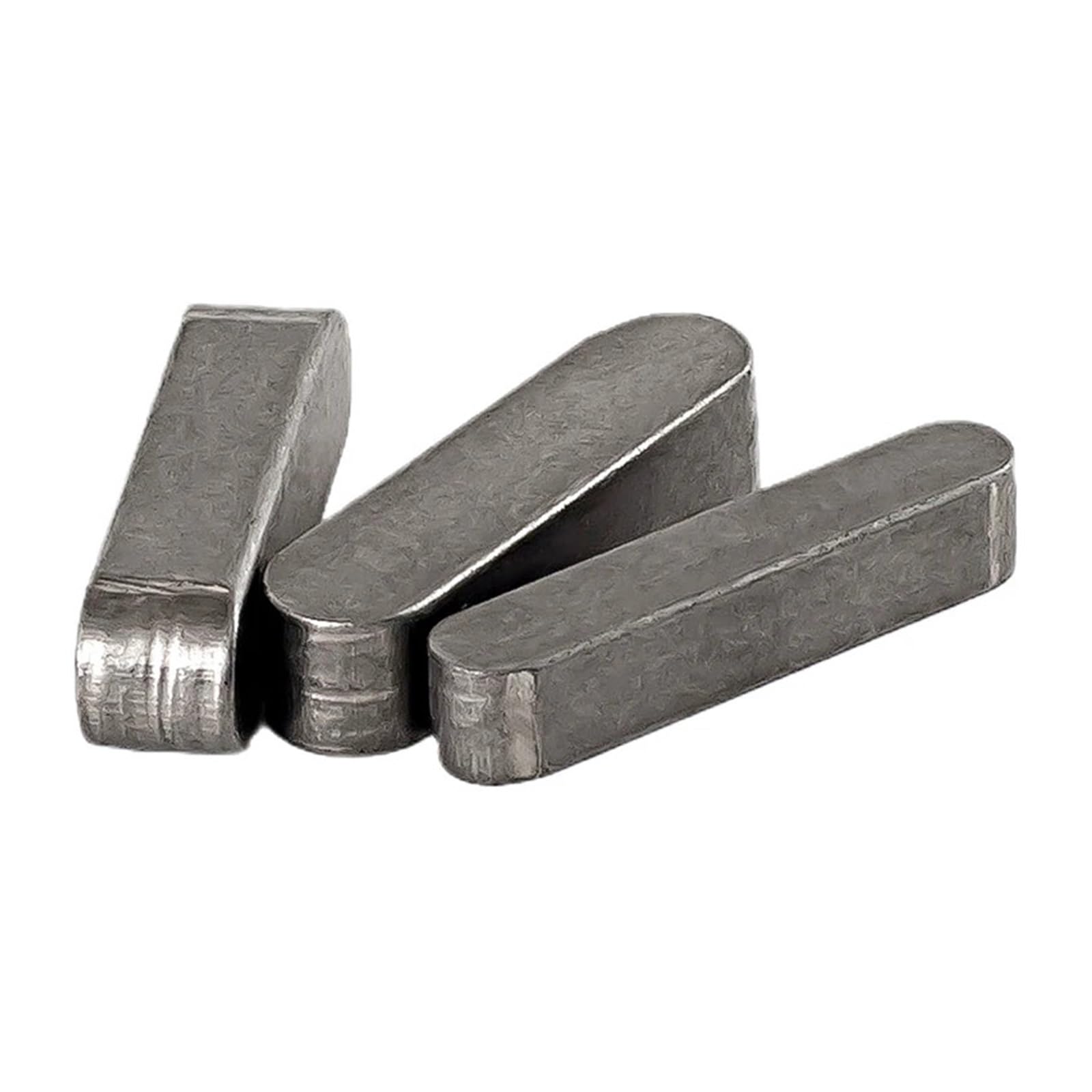 Perno per scanalatura piatta Estremità tonda parallela con perno piatto tipo A in acciaio al carbonio M5(5x5x45 20pcs)
