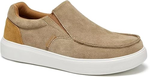 OrthoComfoot Mocasines ortopédicos sin cordones para hombre mocasines casuales con soporte de arco para fascitis plantar, cómodos zapatos de vestir