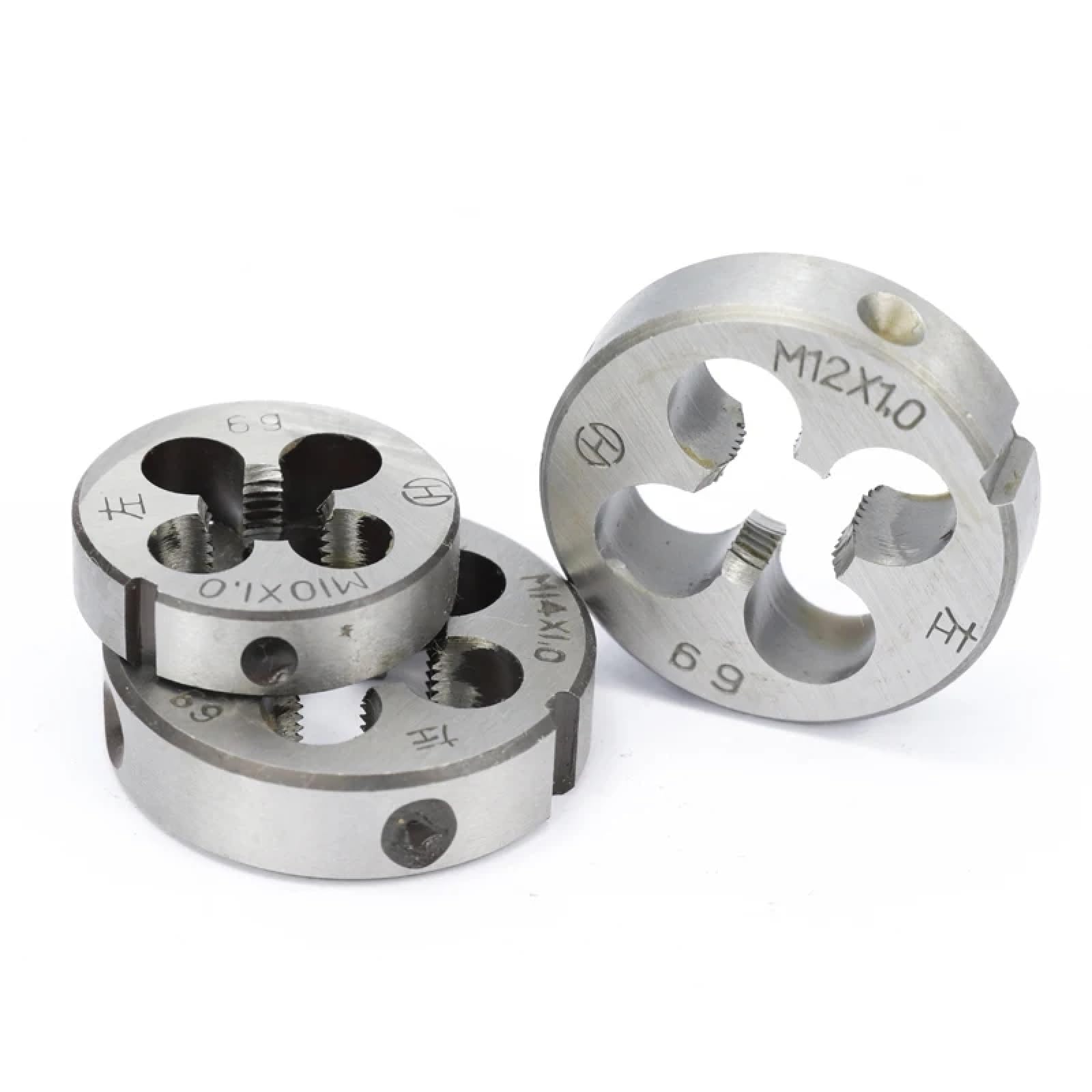 1 Pieza de Herramientas de roscado Manual para máquina de Troquelado de Rosca métrica Izquierda, M10x1.5, Mano Izquierda