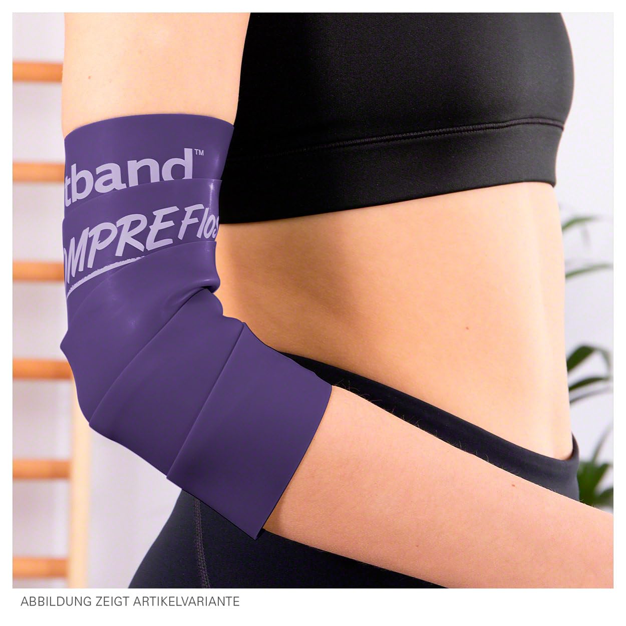 Flossband Level 3, 3.5m x 7.5 cm, stark, violett