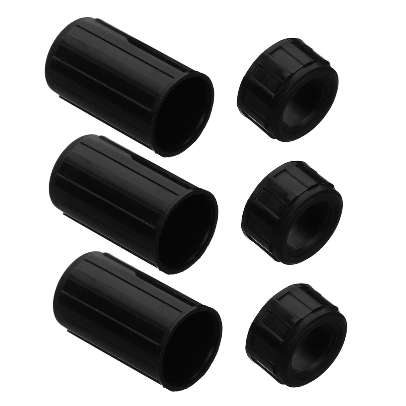 Milisten 3 Sets Flute Interface Protective Covers Durable Plastic Flute Protection Sleeves for Abrasion Resistance and Damage Prevention Compatible with Various Brands and Models