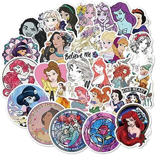 Amazon.co.jp: 100枚 ディズニープリンセスステッカーセット