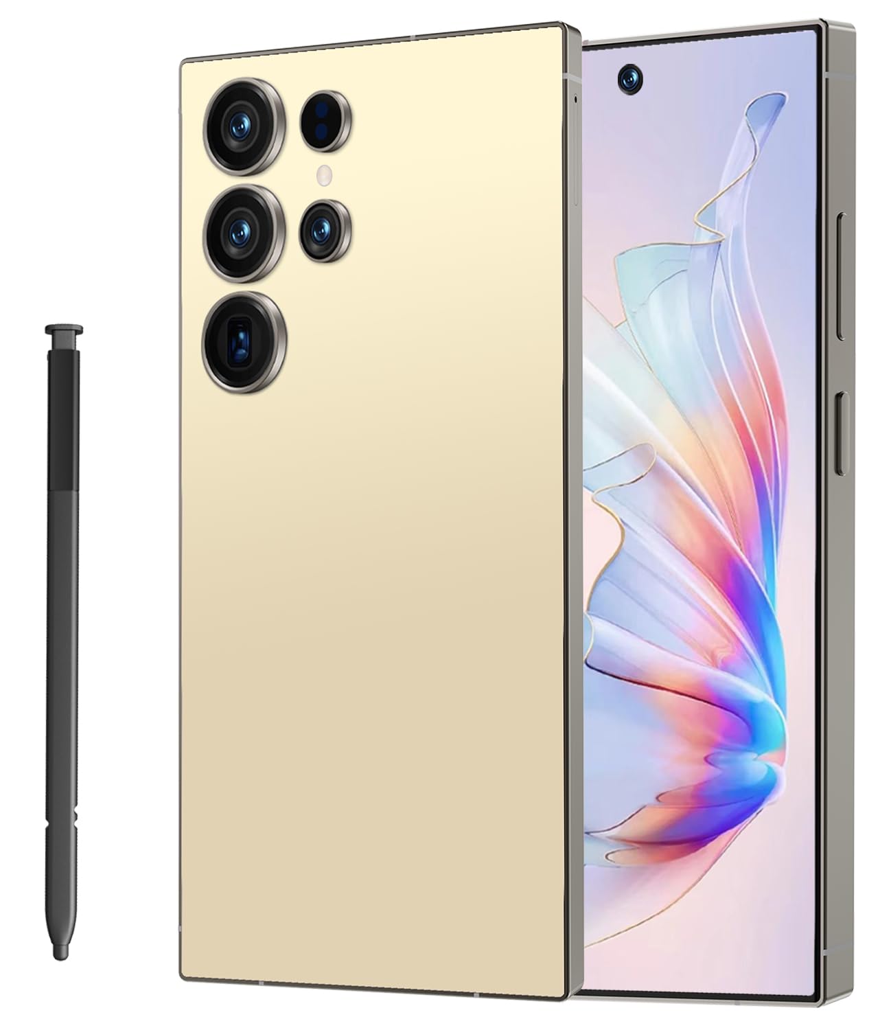 Liibao I26 Ultra Unlocked Cell Phone,12+512GB 5G Unlocked Phone, 6.99" HD Screen Smartphone Built in Pen Android 14 Battery 7000mAh, Dual SIM/Face ID/Fingerprint Lock/GPS (Black) — view 9